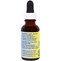 Flower Essence Services, Грецкий орех, цветочная эссенция, 30 мл