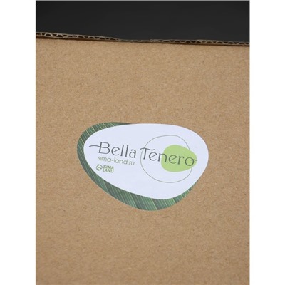 Банка для сыпучих продуктов BellaTenero «Эко. Изгиб», 700 мл, 10.5×11.5 см, с бамбуковой крышкой, стекло, прозрачная