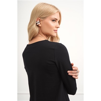 Женское платье трапеция из футера Happyfox