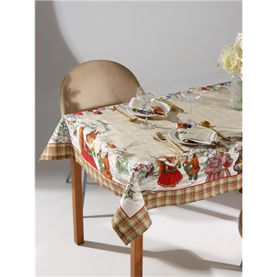 Набор новогодний «Этель» Winter holidays: скатерть 150×110 см ±3 см с ГМВО, салфетки 40×40 см, 4 шт.