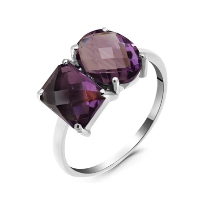 Кольцо из серебра аметист, Авангард