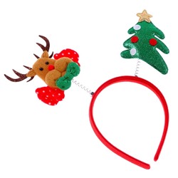 Ободок карнавальный «Новогодний», виды МИКС