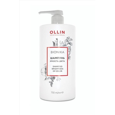 Ollin Шампунь для окрашенных волос / Bionika, 750 мл KRISTALLER, 1106695