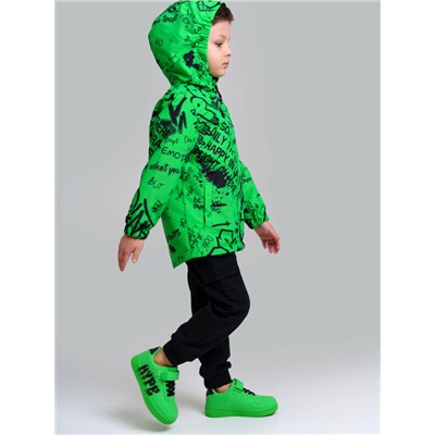 Куртка текстильная с полиуретановым покрытием для мальчиков (ветровка)