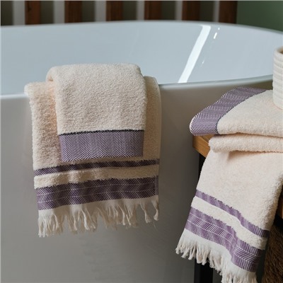 Полотенце махровое Love Life «Бриз» 70×120 см, гранатовый, 100% хл, 500 г/м²