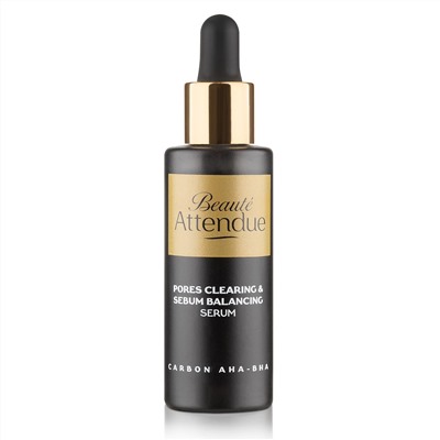 Сыворотка для лица Beaute Attendue Carbon AHA BHA serum 30 мл