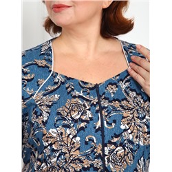 Ефимия - халат синий