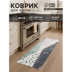 Коврик для кухни «Этель. Мозаика», 38×118 см