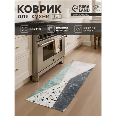 Коврик для кухни «Этель. Мозаика», 38×118 см