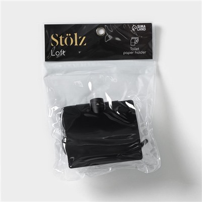 Держатель для туалетной бумаги Stölz Loft basic, чёрный