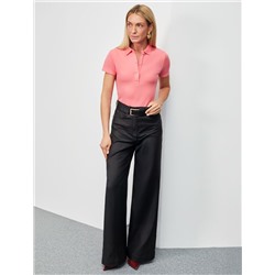 Футболка-поло  из премиального хлопка