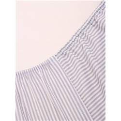 Простыня на резинке ясельная «Крошка Я. Полоса», 60×120+20 см, бязь