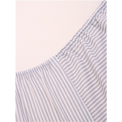 Простыня на резинке ясельная «Крошка Я. Полоса», 60×120+20 см, бязь