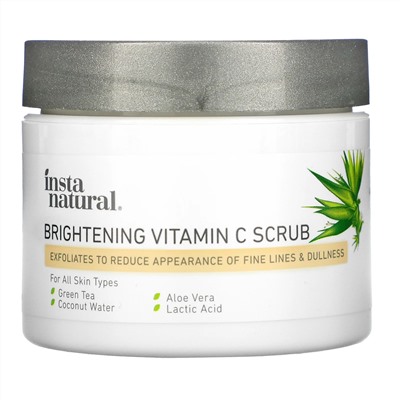 InstaNatural, Brightening Vitamin C Scrub, 2 oz (56 g)