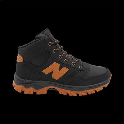 Ботинки на меху А690-3 черные