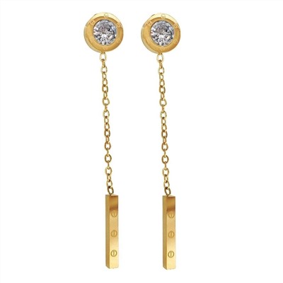 Серьги из стали