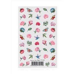 Переводные наклейки для дизайна ногтей Eden Garden