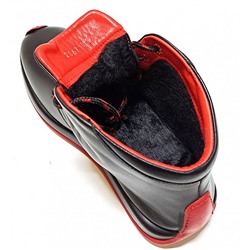 2067 черн/крас Ботинки деми женские (36-40)/5