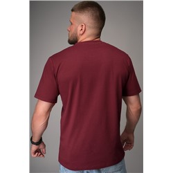 Мужская футболка больших размеров c V-вырезом Happyfox