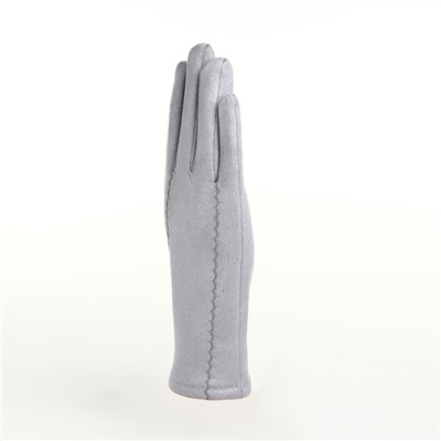 Перчатки женские, безразмерные, без утеплителя, серые