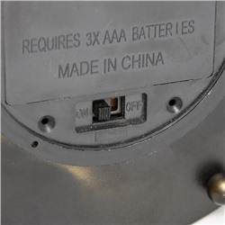 Фигурка светящаяся RISALUX «Закат в лесу», LED-ночник, 3×ААА, чёрный, 12×12×20.5 см