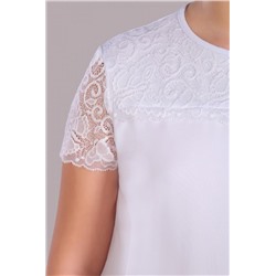 Блузка для девочки Анжелика Арт. 13177 (Белый)