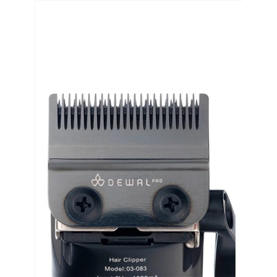 Dewal Машинка для стрижки волос / Barber Style 03-083, аккум./сеть, 8 Вт, 7000 об./мин., нож 45 мм, 0,5 - 2,0 мм, 6 насадок 28291