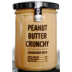 Паста арахисовая кусочками CRUNCHY 200г ЭКОПРОДУКТЫ, 1185182