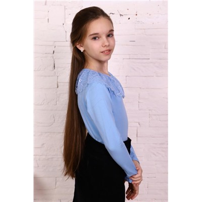 Джемпер Фиона дл. рукав (Голубой-голубой)