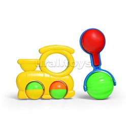 Набор погремушек "Вместе веселей" в пакете