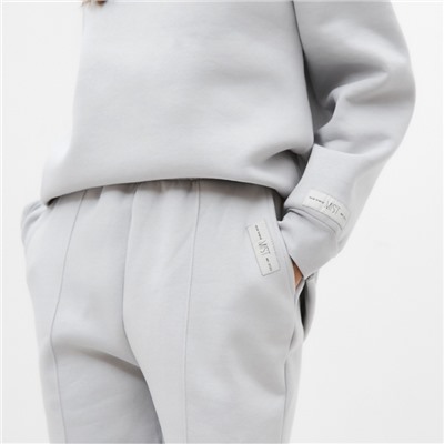 Джоггеры женские MIST Cozy style, серые, размер 42