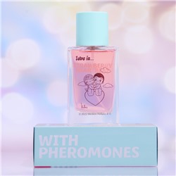 Туалетная вода с феромонами Love is strawberry heartbeat, 50 мл