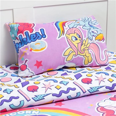 Постельное бельё 1.5-спальное «Этель» Candy clash, бязь