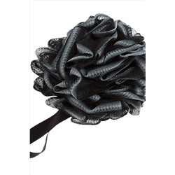 Dewal Beauty Мочалка для тела BCS-60, черная с белым KRISTALLER, 1193471