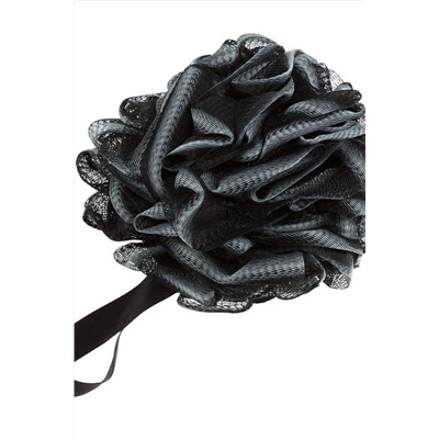 Dewal Beauty Мочалка для тела BCS-60, черная с белым KRISTALLER, 1193471