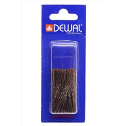 Dewal Шпильки для волос волна SLT45V-3/60, 45 мм, коричневый, 60 шт. KRISTALLER, 1118477