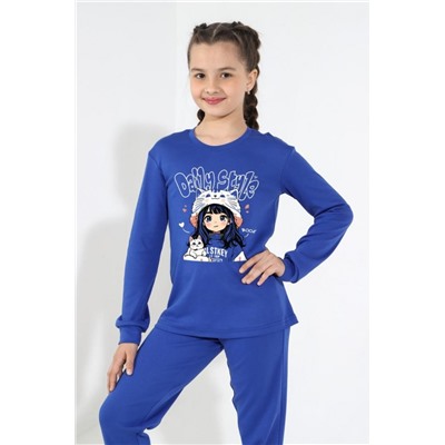 Пижама для девочки ЭНДИ (Синий)