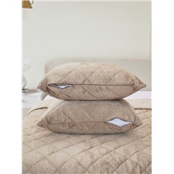 Набор покрывало и чехлы на подушку - Кристалл, цвет бежевый