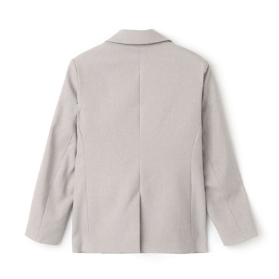 Пиджак женский двубортный MIST plus-size, размер 54, бежевый