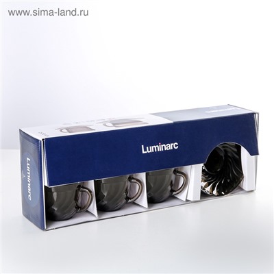 УЦЕНКА Сервиз чайный OCEAN ECLIPSE, 12 предметов, 220 мл, дымчатый