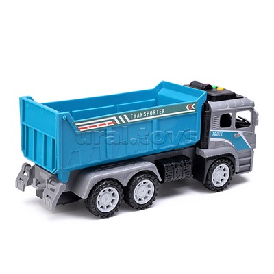 Машина "Строительная" на батарейках, в коробке