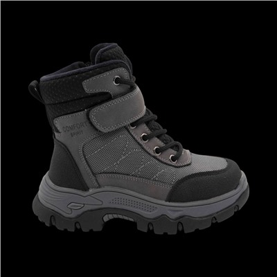 Ботинки мембранные на меху А2448-4 серые