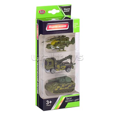 Набор машин "Военная техника" в коробке