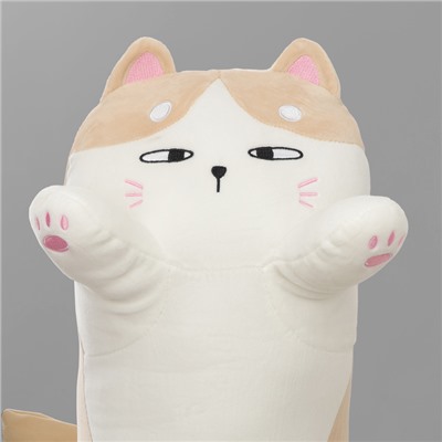 Мягкая игрушка-подушка «Кот», 90 см, цвет бежевый