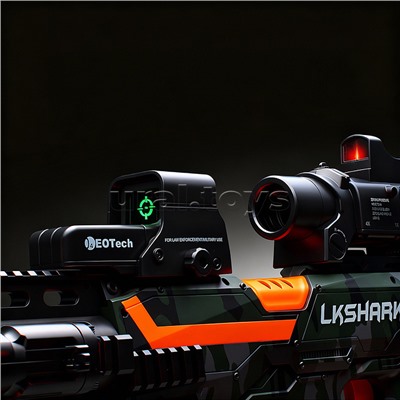 Автомат "Шорох" с мягкими пулями и мишенью, в коробке