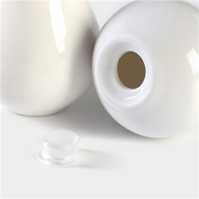 Набор для специй BellaTenero, 3 предмета: солонка 80 мл, перечница 80 мл, сахарница с ложкой 300 мл, фарфор, белый