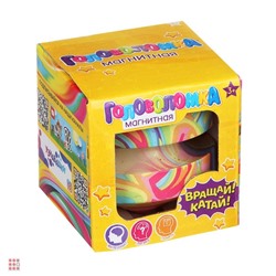 Головоломка магнитная, 5,7х5х5см, железо, 3 дизайна