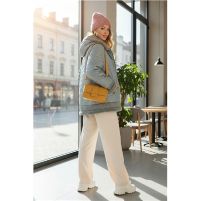 Куртка верблюжья шерсть, арт.310 (Бирюзовый)