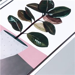 Наклейка интерьерная триптих «Абстракция. Девушка», набор 3 листа, 29.5×61 см