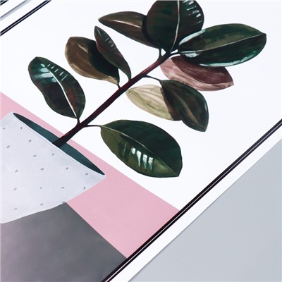 Наклейка интерьерная триптих «Абстракция. Девушка», набор 3 листа, 29.5×61 см